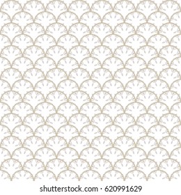 Seamless patterns with semicircular elements. Vector illustration.