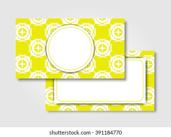 Seamless patterns set. Geometric circle element. Vector decorative template