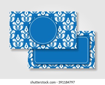 Seamless patterns set. Geometric circle element. Vector decorative template