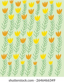 seamless patterns set with various wild meadow flowers. Сolourful cute floral summer backgrounds. Lovely design for wrapping, textile, cover, print, banner, greeting card, label, wallpaper. vector art