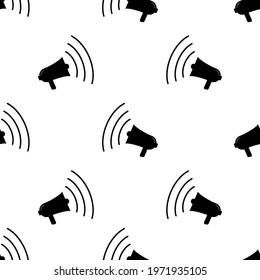 Seamless patterns. Shout isolated on white background.