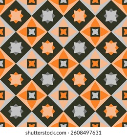 Seamless patterns in simple style for interior decoration or background