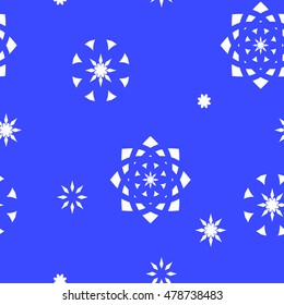 seamless patterns with snowflakes. Winter. Frost. Textile