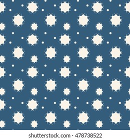 seamless patterns with snowflakes. Winter. Frost. Textile