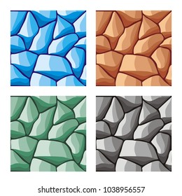 seamless patterns of stone background textures