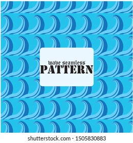 Seamless patterns with stylized sea waves vintage style.
