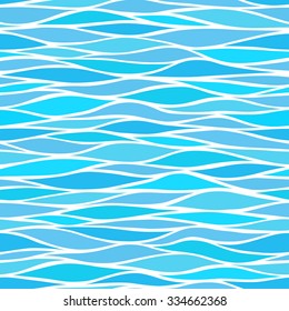 seamless patterns with stylized waves 