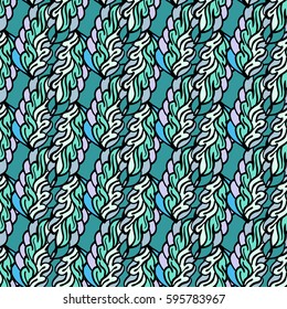 Seamless patterns for textiles, postcards.