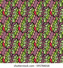 Seamless patterns for textiles, postcards.