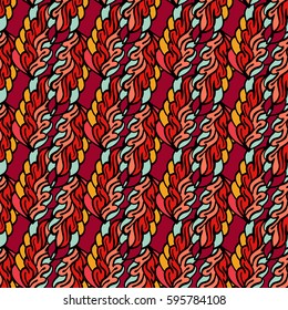 Seamless patterns for textiles, postcards.