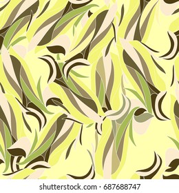 Seamless patterns for textiles, postcards.