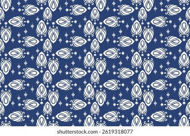 Seamless patterns textured handmade. Ethnic bohemian, Ikat style design motifs, Geometric pattern, silk damask seamless . Vector illustration