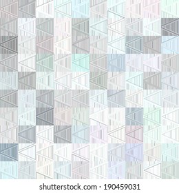 Seamless patterns (tiling).  Abstract geometric ornament. Vector 