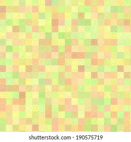 Seamless patterns (tiling). Abstract geometric ornament. Vector 