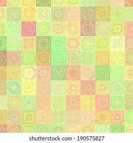 Seamless patterns (tiling). Abstract geometric ornament. Vector 