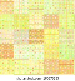 Seamless patterns (tiling).  Abstract geometric ornament. Vector 