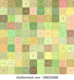 Seamless patterns (tiling). Endless texture for fashion, wallpaper, fill, web page background, fabric, tablecloth, wrapping paper, invitation card. Abstract geometric ornament. Vector 