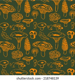 Seamless patterns are used in textile design, postcards, calendars