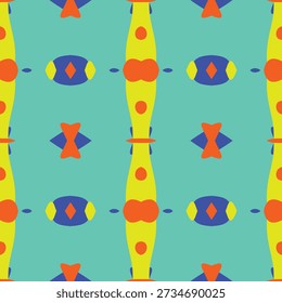 Seamless patterns are used in textile design