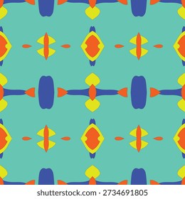 Seamless patterns are used in textile design