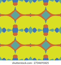 Seamless patterns are used in textile design