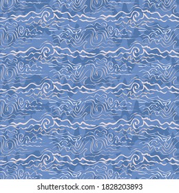 Patrones sin inconvenientes. Varias rayas onduladas. Línea curva horizontal. Diseño para tela, Diseño para tela, papel, textil, cerámica, embalaje, papel pintado. Ornamento gráfico vectorial. Ornamento gráfico vectorial.