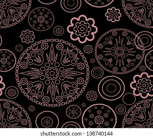  seamless patterns. Vector