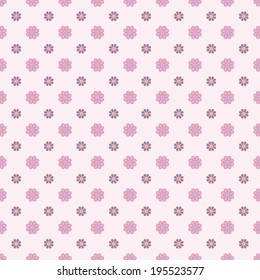Seamless patterns. Vector abstract flower pattern. Paper for scrapbook or background 
