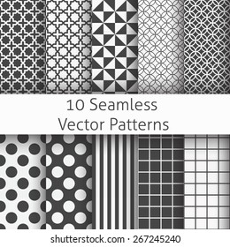 seamless patterns in vector, web template, invitation, greeting card, wedding, birthday, scrapbooking