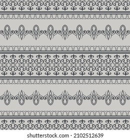 Seamless patterns. Vintage decorative elements. Ethnic pattern, vector illustration.