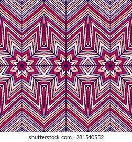 Seamless patterns. Vintage decorative elements. Hand drawn background. Islam, Arabic, Indian, ottoman motifs.