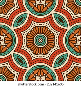 Seamless patterns. Vintage decorative elements. Hand drawn background. Islam, Arabic, Indian, ottoman motifs.