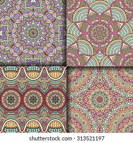 Nahtlose Muster. Vintage dekorative Elemente. Handgezeichnet Hintergrund. Islam, arabische, indische, ottomanische Motive.