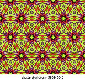 Seamless patterns . Vintage decorative ethnic floral ornament. vector illustration. oriental design for print, wallpaper, decor, fabric, textile