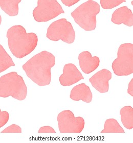Seamless Patterns with watercolor flowers