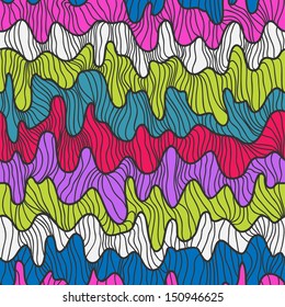 Seamless patterns waves background.Seamless hand-drawn pattern,waves background(seamlessly tiling)Can be used for wallpaper,pattern fills,web page background,surface textures.Gorgeous seamless floral 