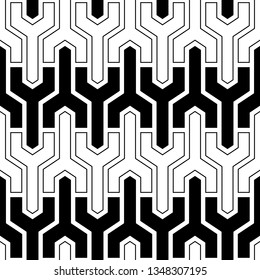 Seamless pattern.Shapes backdrop. Ethnic motif.Simple ornament. Mosaics background. Figures wallpaper. Folk image. Digital paper, textile print, web design, abstract