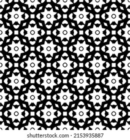 seamless pattern.Simple stylish abstract geometric background. Monochrome image. Black and white color. Design for decor, prints, textile or wrapping.Design element for prints. 