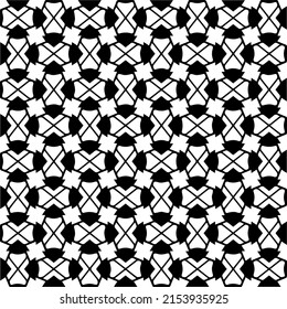 seamless pattern.Simple stylish abstract geometric background. Monochrome image. Black and white color. Design for decor, prints, textile or wrapping.Design element for prints. 