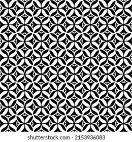 seamless pattern.Simple stylish abstract geometric background. Monochrome image. Black and white color. Design for decor, prints, textile or wrapping.Design element for prints. 
