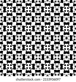 seamless pattern.Simple stylish abstract geometric background. Monochrome image. Black and white color. Design for decor, prints, textile or wrapping.Design element for prints. 
