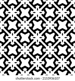 seamless pattern.Simple stylish abstract geometric background. Monochrome image. Black and white color. Design for decor, prints, textile or wrapping.Design element for prints. 