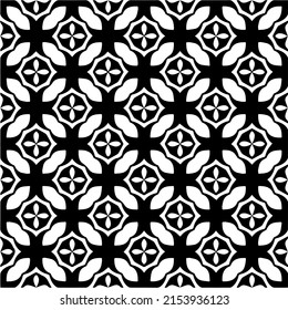 seamless pattern.Simple stylish abstract geometric background. Monochrome image. Black and white color. Design for decor, prints, textile or wrapping.Design element for prints. 