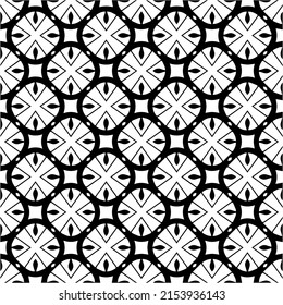 seamless pattern.Simple stylish abstract geometric background. Monochrome image. Black and white color. Design for decor, prints, textile or wrapping.Design element for prints. 