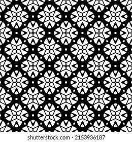 seamless pattern.Simple stylish abstract geometric background. Monochrome image. Black and white color. Design for decor, prints, textile or wrapping.Design element for prints. 