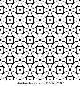 seamless pattern.Simple stylish abstract geometric background. Monochrome image. Black and white color. Design for decor, prints, textile or wrapping.Design element for prints. 