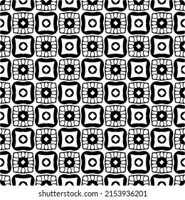 seamless pattern.Simple stylish abstract geometric background. Monochrome image. Black and white color. Design for decor, prints, textile or wrapping.Design element for prints. 