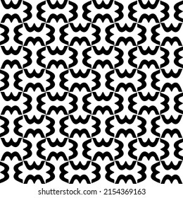 seamless pattern.Simple stylish abstract geometric background. Monochrome image. Black and white color. Design for decor, prints, textile or wrapping.Design element for prints. 