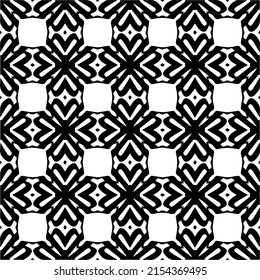 patrón sin costuras.Sencillo fondo geométrico abstracto y elegante. Imagen monocroma. Color blanco y negro. Diseño para decoración, impresiones, textiles o envoltura.Elemento de diseño para impresiones. 