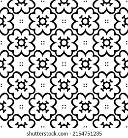 seamless pattern.Simple stylish abstract geometric background. Monochrome image. Black and white color. Design for decor, prints, textile or wrapping.Design element for prints. 